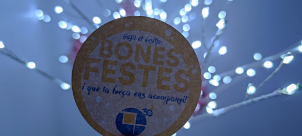 Gedi us desitja unes bones festes i un feliç 2022!