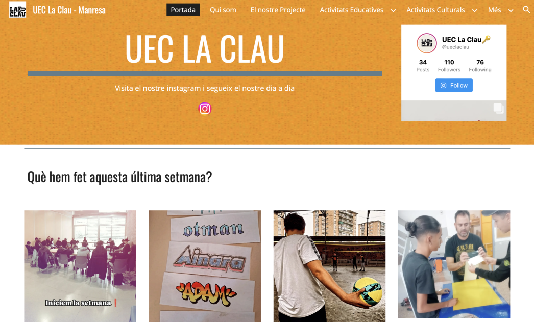 insta i web uec la clau