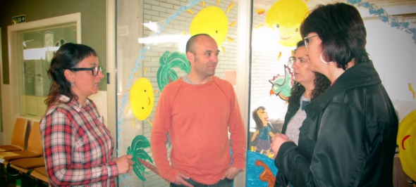Visita municipal al CEIF Can Puiggener Visita municipal al CEIF Can Puiggener
