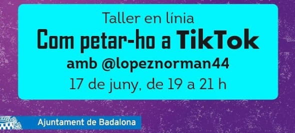El Badiu Jove de Badalona organitza un curs de TikTok dins el nou #concursBDNmola El Badiu Jove de Badalona organitza un curs de TikTok dins el nou #concursBDNmola