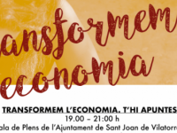 Ponents de primer nivell al curs gratuït "Transformem l'economia" de l'Ateneu Cooperatiu de la Catalunya Central
